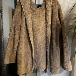 Fluffy comfy teddy jacket